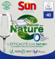 Saveurs Et Nature - Sun dans le catalogue Monoprix Tablettes lave-vaisselle Tout en 1 Pouvoir de la Nature 0% - Sun à 8,11 € en promo chez Monoprix
