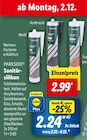 Sanitärsilikon von PARKSIDE im aktuellen Lidl Prospekt für 2,99 €