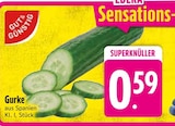 EDEKA - Gurke Angebot im Prospekt Gurke bei EDEKA im Prospekt "" für 0,59 €