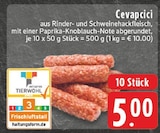 Aktuelle Hackfleisch Angebote bei EDEKA in Koblenz Aktuelles Cevapcici Angebot bei EDEKA in Koblenz ab 5,00 €