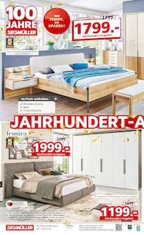 Bett Angebot im Segmüller Prospekt, gültig von 07.06.2025 bis 28.06.2025 Bett Angebot im aktuellen Segmüller Prospekt auf Seite 22