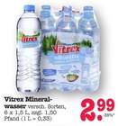Mineralwasser Angebote von Vitrex bei E center Baden-Baden für 2,99 €