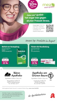 Aktueller mea - meine apotheke Prospekt "Unsere August-Angebote" Seite 1 von 4 Seiten