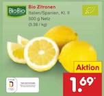 Bio Zitronen bei Netto Marken-Discount im Heiligenhafen Prospekt für 1,69 €