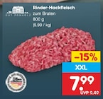Aktuelles Rinder-Hackfleisch Angebot bei Netto Marken-Discount in Jena ab 7,99 €