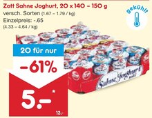 Netto Marken-Discount St. Johann - Sahne Joghurt Sahne Joghurt Angebot bei Netto Marken-Discount St. Johann im Prospekt "SUPER WOCHENENDE"