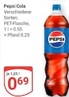 Cola im Angebot bei GLOBUS in Hof Cola Angebote von Pepsi bei GLOBUS Hof für 0,69 €