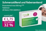 Paracetamol mea im mea - meine apotheke Prospekt Paracetamol mea von mea im aktuellen mea - meine apotheke Prospekt für 1,75 €