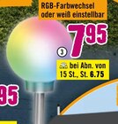 Hornbach Oftersheim - LED-Solarkugel Angebot im Prospekt LED-Solarkugel bei Hornbach im Oftersheim Prospekt für 6,75 €