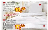 Kopfkissen für 10,99 € bei Opti-Wohnwelt im Angebot Kopfkissen im aktuellen Opti-Wohnwelt Prospekt