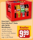 Mischkasten im Angebot bei REWE in Bottrop Mischkasten Angebote von Coca-Cola bei REWE Bottrop für 9,99 €