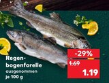 Aktuelles Regenbogenforelle Angebot bei Kaufland in Heidelberg ab 1,19 €