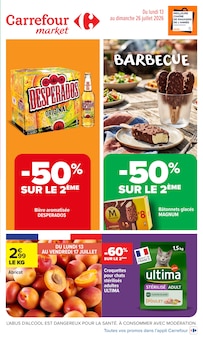 Catalogue Carrefour Market à Bourges cette semaine, valable du 13/07/2026 au 26/07/2026 Prospectus Carrefour Market à Bourges, "Carrefour market", 44 pages de promos valables du 13/07/2026 au 26/07/2026