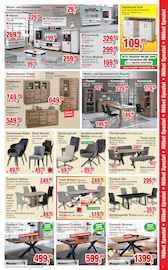 Esstisch im Die Möbelfundgrube Prospekt in Mainz Aktueller Die Möbelfundgrube Prospekt mit Esstisch, "Immer der beste Preis!", Seite 10