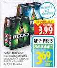 Aktuelle Becks Angebote bei E center in Berlin Aktuelles Bier Angebot bei E center in Berlin ab 3,69 €