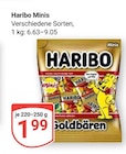 Minis im Angebot bei GLOBUS in Hürth Minis Angebote von Haribo bei GLOBUS Hürth für 1,99 €