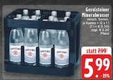 Mineralwasser Angebote von Gerolsteiner bei E center Marl für 5,99 €