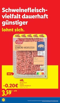 Hackfleisch im Lidl Prospekt "Der Preisführer macht Deutschland dauerhaft günstiger!" mit 36 Seiten (Wuppertal)