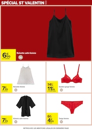 Prix et réduction Nuisette Femme dans le prospectus Carrefour en cours Offre Nuisette Femme dans le catalogue Carrefour du moment à la page 95