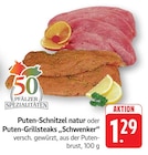 Puten-Schnitzel natur im Angebot bei E center in Neustadt Puten-Schnitzel natur Angebote bei E center Neustadt für 1,29 €