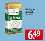 Bünting Tee Grünpack Angebote bei famila Nordost Elmshorn für 6,49 €