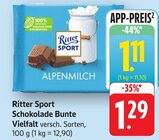 Schokolade Bunte Vielfalt Angebote von Ritter Sport bei E center Göppingen für 1,11 €