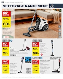 Offre Aspirateur Sans Sac dans le catalogue Carrefour du moment à la page 102