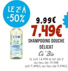 Shampooing Douche Délicat - Cé'Bio dans le catalogue Naturalia