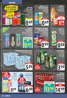 Coca Cola im EDEKA Prospekt "Aktuelle Angebote" mit 24 Seiten (Soest)