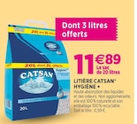 Litière hygiène + - CATSAN à 11,89 € dans le catalogue Delbard