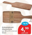 Schneidebrett Akazienholz im aktuellen budni Prospekt
