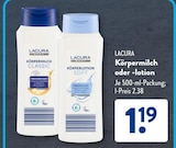 Körpermilch Classic von Lacura im aktuellen ALDI SÜD Prospekt für 1,19 €