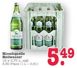 Heilwasser Angebote von Hirschquelle bei E center Baden-Baden für 5,49 €