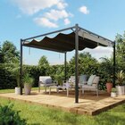 Pergola autoportante aluminium Alizé coloris gris Klikstrom 3 x 3 m - Klikstrom en promo chez Castorama Pergola autoportante aluminium Alizé coloris gris Klikstrom 3 x 3 m - Klikstrom dans le catalogue Castorama
