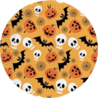 Lot de 10 assiettes décor Halloween - CARREFOUR HOME en promo chez Carrefour Market Marseille à 1,99 €