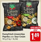 Linsenchips Paprika oder Sour Cream bei E center im Laupheim Prospekt für 1,49 €