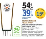 Fourche Tarabate - BEAUX JOURS dans le catalogue E.Leclerc