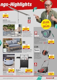 Gartenmöbel Angebot im aktuellen toom Baumarkt Prospekt auf Seite 7