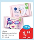 Reinigungstücher von Nivea im aktuellen budni Prospekt