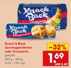 Aktuelles Sonntagsbrötchen oder Croissants Angebot bei Netto Marken-Discount in Heidelberg ab 1,69 €