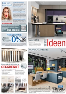 Kuchen im Ostermann Prospekt "Beste Ideen für Ihre neuen Möbel - Maxximale Aktions-Vorteile" mit 16 Seiten (Essen)