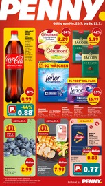 Penny Discounter Prospekt der aktuellen Woche mit 34 Seiten, gültig von 20.07.2026 bis 25.07.2026, in Lübbecke und Umgebung Aktueller Penny Discounter Prospekt in Lübbecke und Umgebung, "Wer günstig will, muss Penny." mit 34 Seiten, 20.07.2026 - 25.07.2026