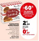 Promo Tartelettes à 0,97 € dans le catalogue Super U à Saint-Michel-Chef-Chef