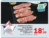 Agneau Filière U Bleu Blanc Coeur : Tranche de Gigot à Rôtir - U - Super U à Toulon Agneau Filière U Bleu Blanc Coeur : Tranche de Gigot à Rôtir - U en promo chez Super U Toulon à 18,90 €