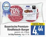 Aktuelles Bayerische Premium-Rindfleisch-Burger Angebot bei E center in Augsburg ab 4,44 €