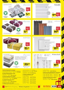 Gardinen im XXXLutz Möbelhäuser Prospekt "30% auf Abverkaufsartikel" mit 10 Seiten (Duisburg)