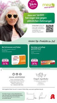 Aktueller mea - meine apotheke Prospekt "Unsere Juli-Angebote" Seite 1 von 4 Seiten