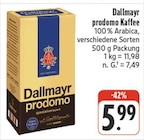 prodomo Kaffee Angebote von Dallmayr bei nah und gut Bautzen für 5,99 €