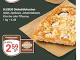Dinkelrührkuchen Apfel im Angebot bei GLOBUS in Wiesbaden Dinkelrührkuchen Apfel Angebote von GLOBUS bei GLOBUS Wiesbaden für 2,59 €