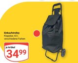 Einkaufstrolley im Angebot bei GLOBUS in Altenburg Einkaufstrolley Angebote bei GLOBUS Altenburg für 34,99 €